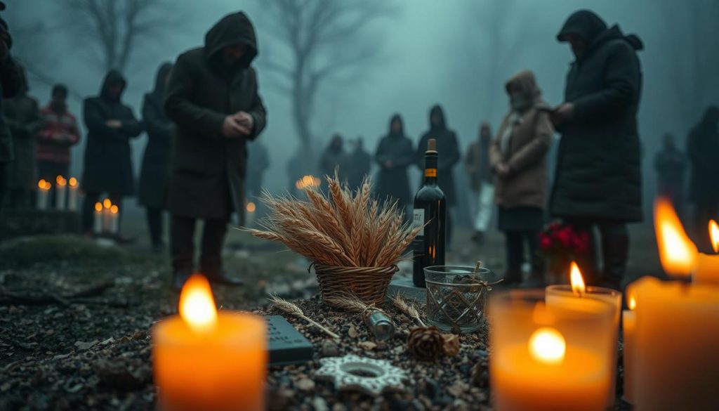 Običaji na groblju: paljenje sveća, koljivo i vino Običaji na groblju: paljenje sveća, koljivo i vino