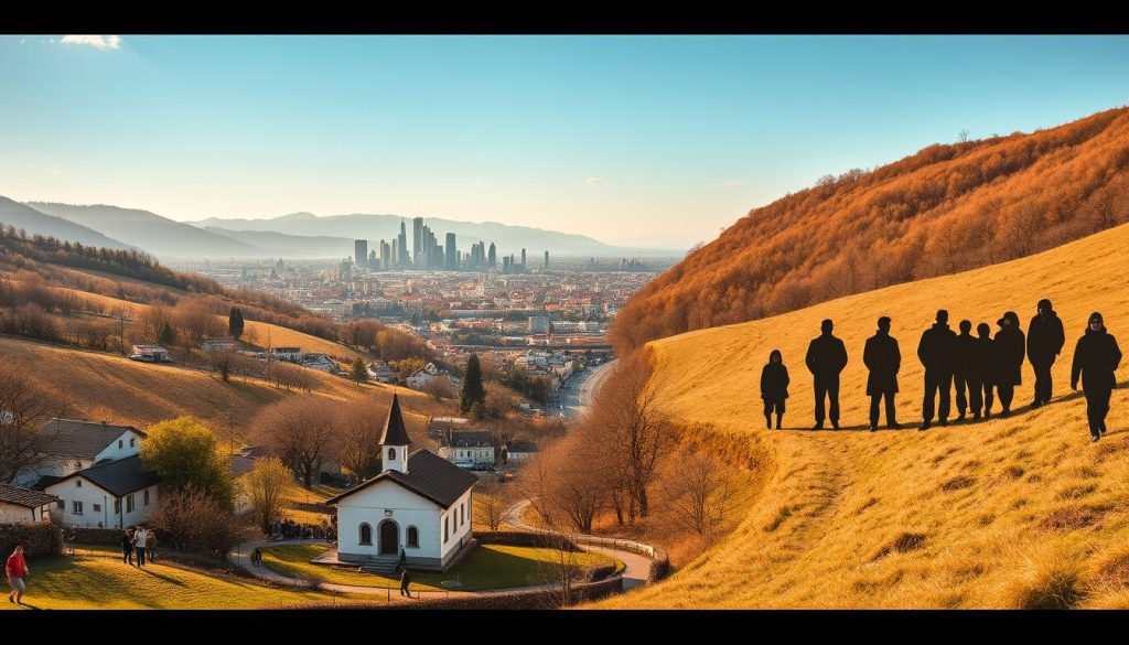 Regionalne razlike: selo, grad i dijaspora Regionalne razlike: selo, grad i dijaspora