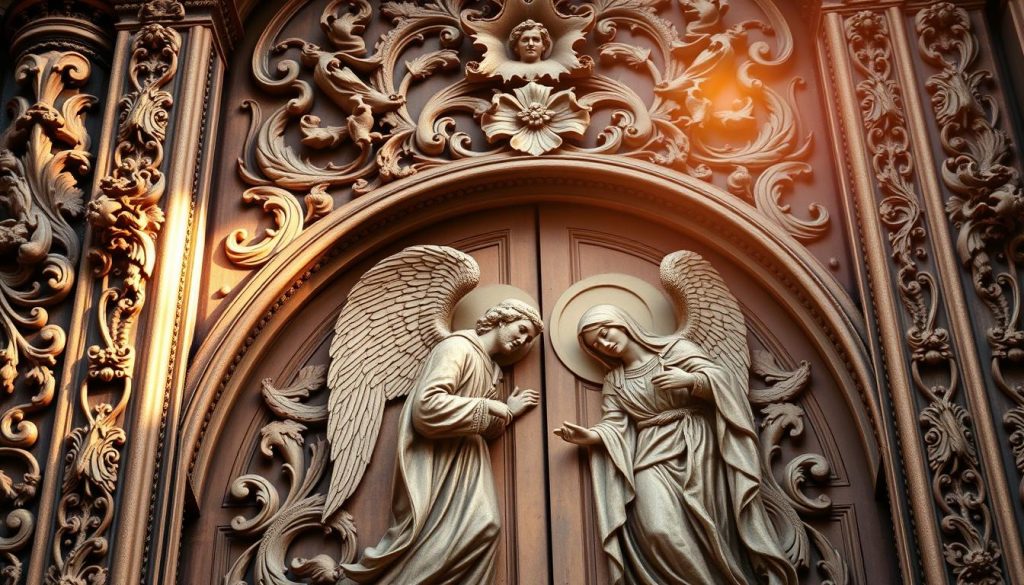 Simbolika Blagovesti na carskim dverima Simbolika Blagovesti na carskim dverima