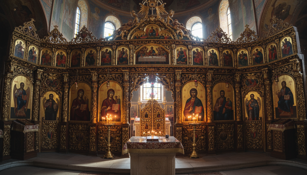 Barokni ikonostas u srpskoj crkvi XVIII veka Barokni ikonostas u srpskoj crkvi XVIII veka